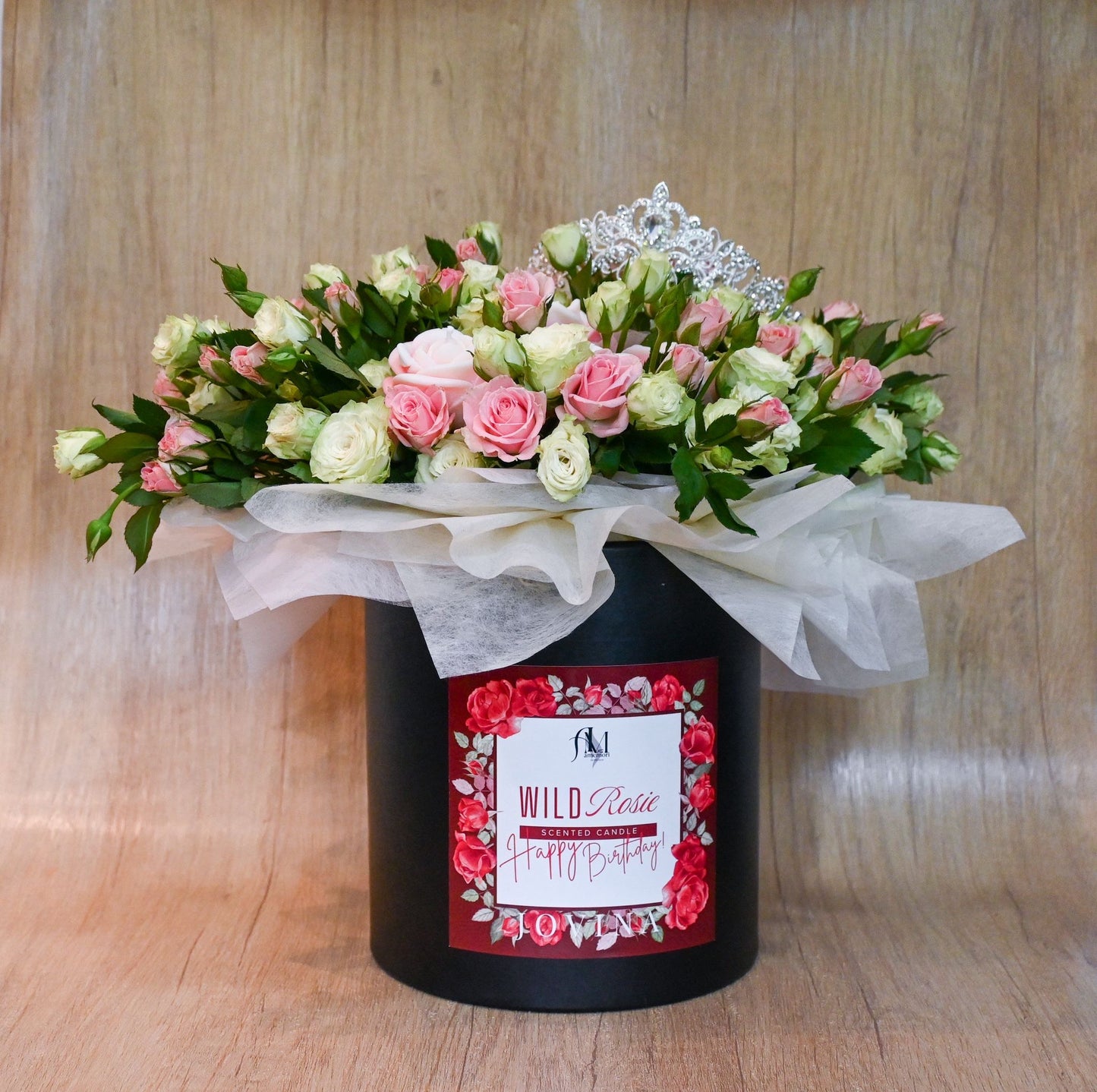 Wild Rosé Bloom Candle – Birthday Edition