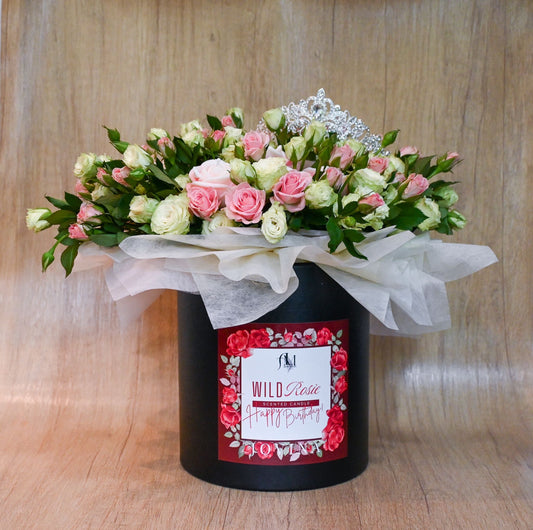 Wild Rosé Bloom Candle – Birthday Edition
