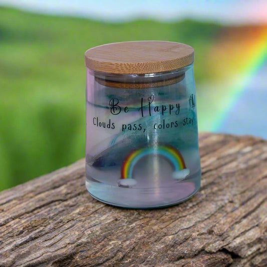 Be Happy – Rainbow Candle