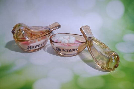 Mini bird candle